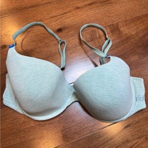 VINTAGE VS Lined Demi Mint Green Bra